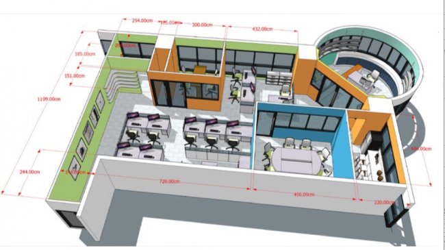 ติดแอร์ Project: Renovate office chic foods ตึกไพโรจกิจจา บางนา
