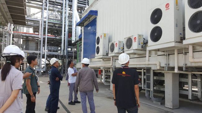 งานเซอร์วิสหลังการขาย โรงงานไฟฟ้าคลองหลวง EGCO