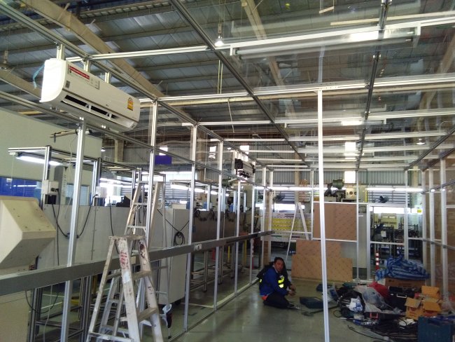งานห้องคลีนรูม บริษัท Chassis International (Thailaand) Ltd