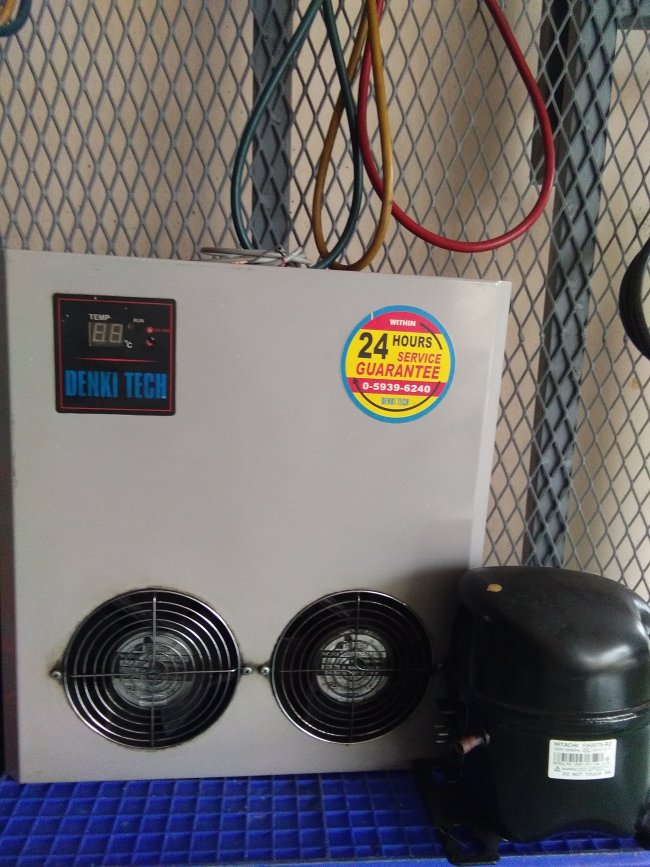 งานซ่อม CONTROLLER COOLING SYSTEM เครื่อง CNC บริษัท M&D